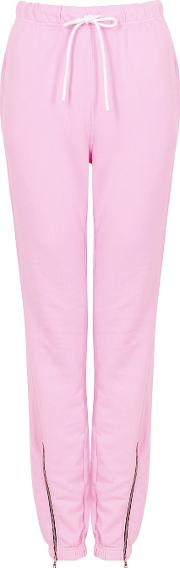 Milan Pink Cotton Sweatpants