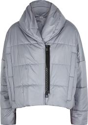 Grey Quilted Shell Jacket