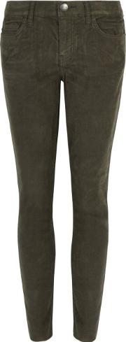 Stiletto Charcoal Corduroy Trousers Size W26