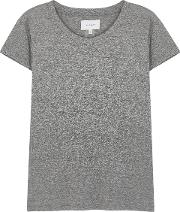 The Relaxed Grey Melange Jersey T Shirt