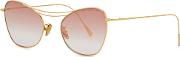 1307 Mirrored Gold Plated Sunglasses