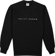 Alias Black Embroidered Cotton Sweatshirt