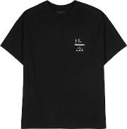 Court Black Cotton T Shirt