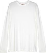 White Stretch Jersey Top 