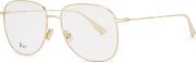 Stellaire08 Gold Tone Optical Glasses