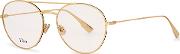 Stellaire5 Gold Tone Optical Glasses