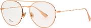 Stellaire5 Rose Gold Tone Optical Glasses
