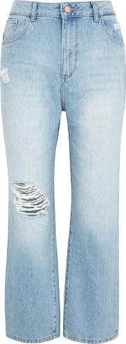 1961 X Marianna Hewitt Jerry Light Blue Straight Leg Jeans