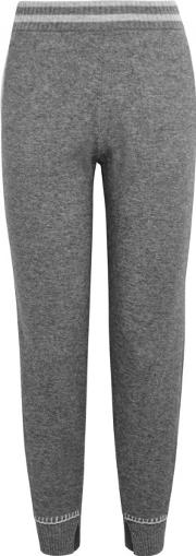 Grey Wool And Cashmere Blend Trousers 
