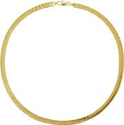 Liquid Gold Plated Chain Necklace