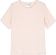 Pale Pink Cupro T Shirt