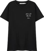 Arts Black Organic Cotton T Shirt