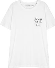 Arts White Organic Cotton T Shirt