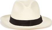 Cassa Ivory Straw Panama Hat