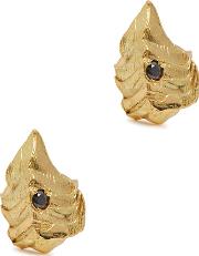 Arrow 18ct Gold Stud Earrings