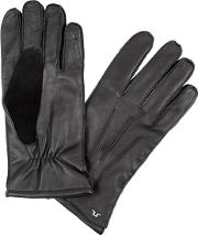 J.lindeberg Milo Black Leather Gloves 