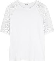 Koan Brisa White Stretch Jersey T Shirt