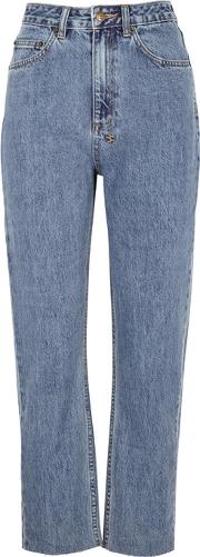 Chlo Blue High Rise Cropped Jeans