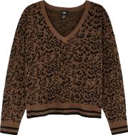 Samantha Leopard Knitted Jumper