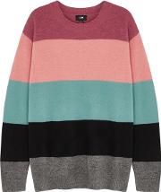 Shannon Colour Block Knitted Jumper