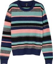 Stephanie Striped Knitted Jumper