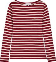 Amour Striped Cotton Top