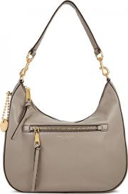 Recuit Taupe Leather Hobo Bag