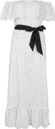 Victoria Polka Dot Cotton Dress Size S