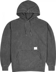 Dark Grey Hooded Cotton Sweasthirt Size M