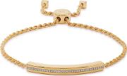 Linear 18kt Gold Plated Bracelet