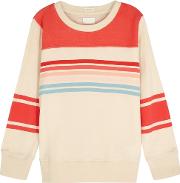 Koozie Striped Cotton Sweatshirt