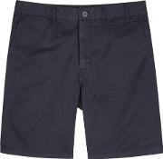 Aros Navy Cotton Shorts