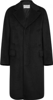Cilium Black Mohair Blend Coat 