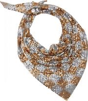 Gold And Silver Tone Chainmail Scarf