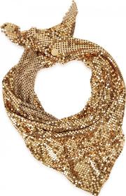 Gold Tone Chainmail Scarf