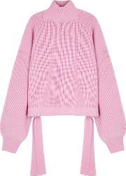 Candyfloss Pink Wool Jumper