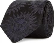 Black Sun Jacquard Silk Tie