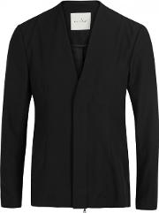 Black Wool Blend Jacket Size 36