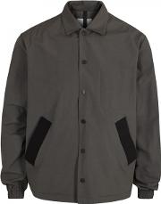 Grey Water Resistant Cotton Blend Jacket Size 38