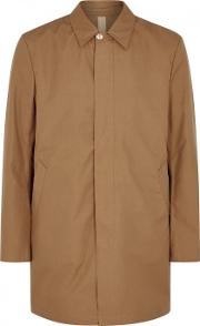 Brown Cotton Ventile Coat Size 42