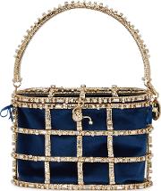 Vestale Crystal Embellished Box Bag