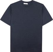 Sams E & Sams E Toke Navy Melange Jersey T Shirt