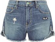 The Short Embroidered Denim Shorts 