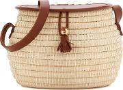 Cream Straw Basket Bag