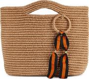 Sand Straw Basket Bag
