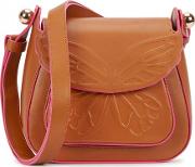Evie Butterfly Leather Shoulder Bag