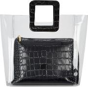 Shirley Pvc And Crocodile Effect Leather Tote