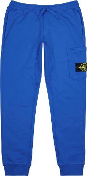 Blue Cotton Sweatpants