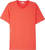 Coral Printed Cotton T Shirt Size S