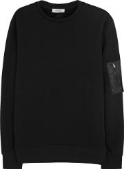 Ma 1 Black Shell And Cotton Sweatshirt Size M